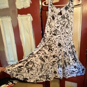 Nightmare Before Christmas Sleeveless Dress sz M